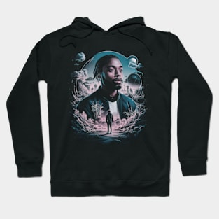 Kendrick Lamar in a dreamlike landscape Hoodie